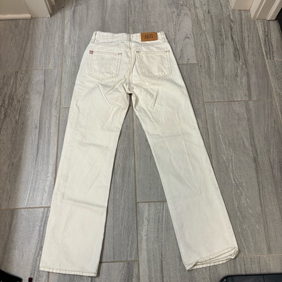 BDG Cream Straight Leg Jeans - Picture 5 of 8